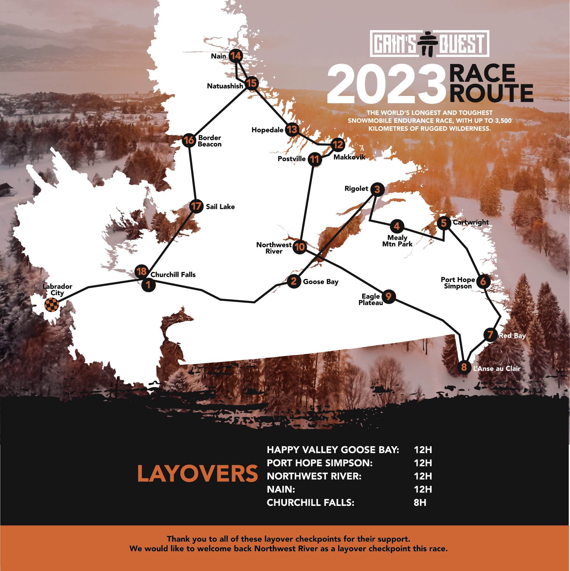 CQ route 2023